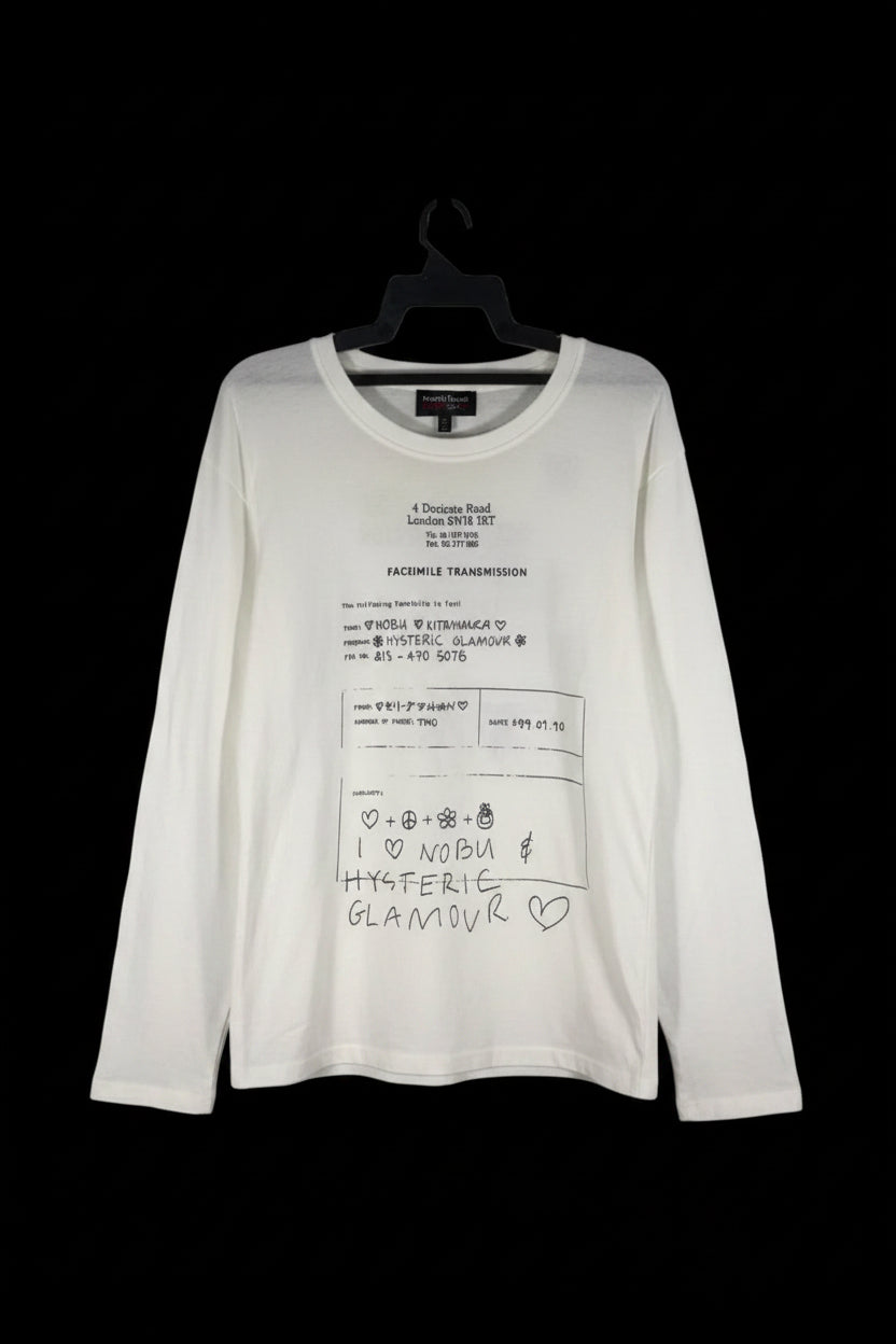 ''HYSTERIC GLAM0UR'' LONGSLEEVE