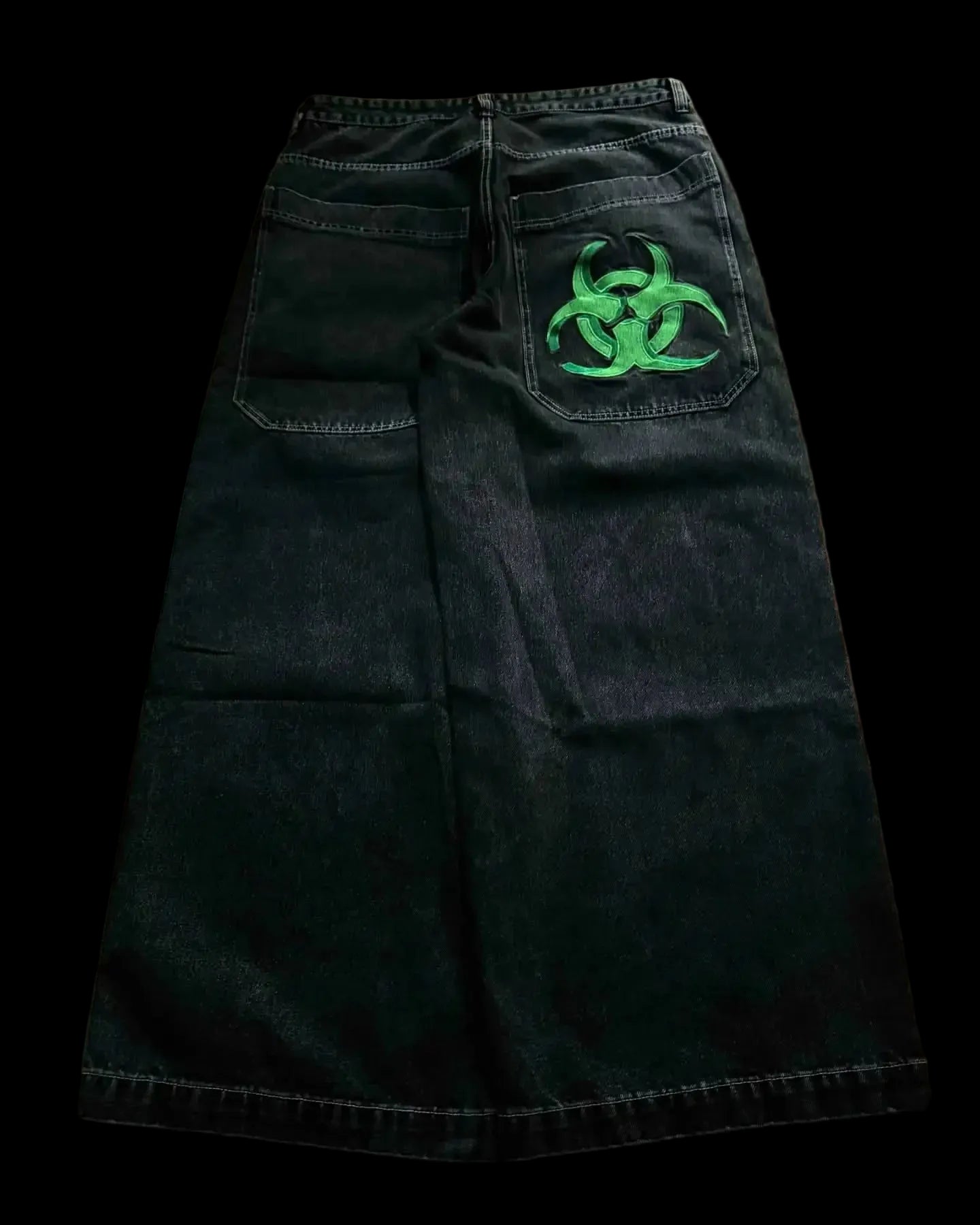 "R4DIOACTIVE" BAGGY DENIM JEANS