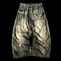 "DOUBLE B3LT" BAGGY DENIM JEANS