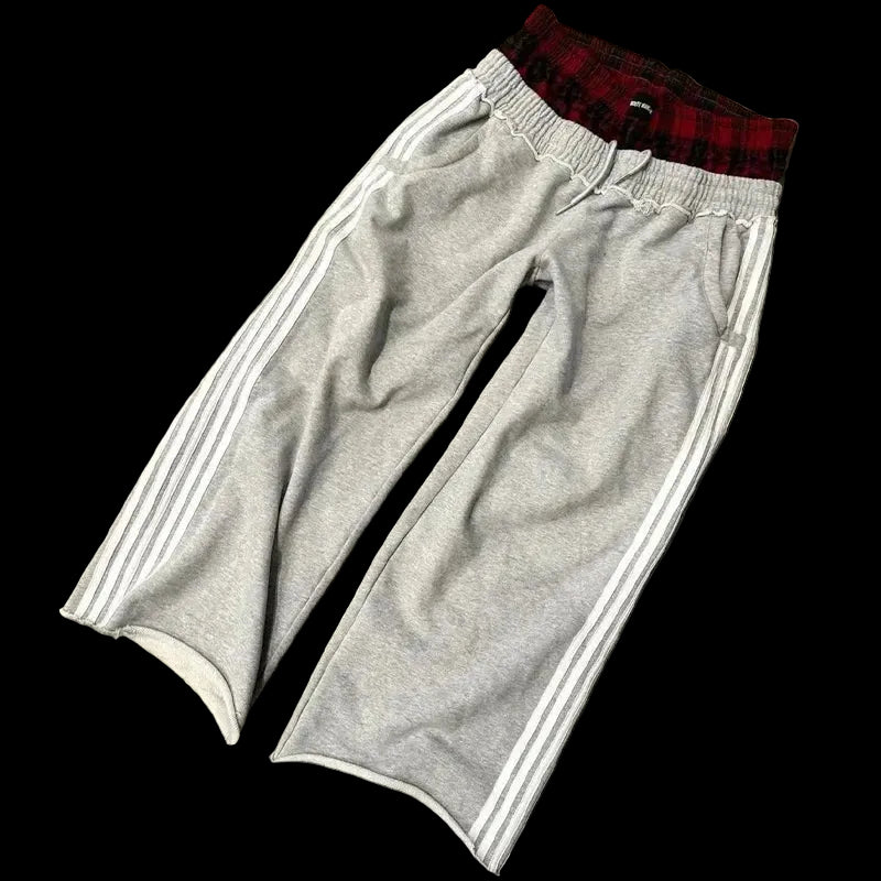 "STRIP3S" BAGGY SWEATPANTS