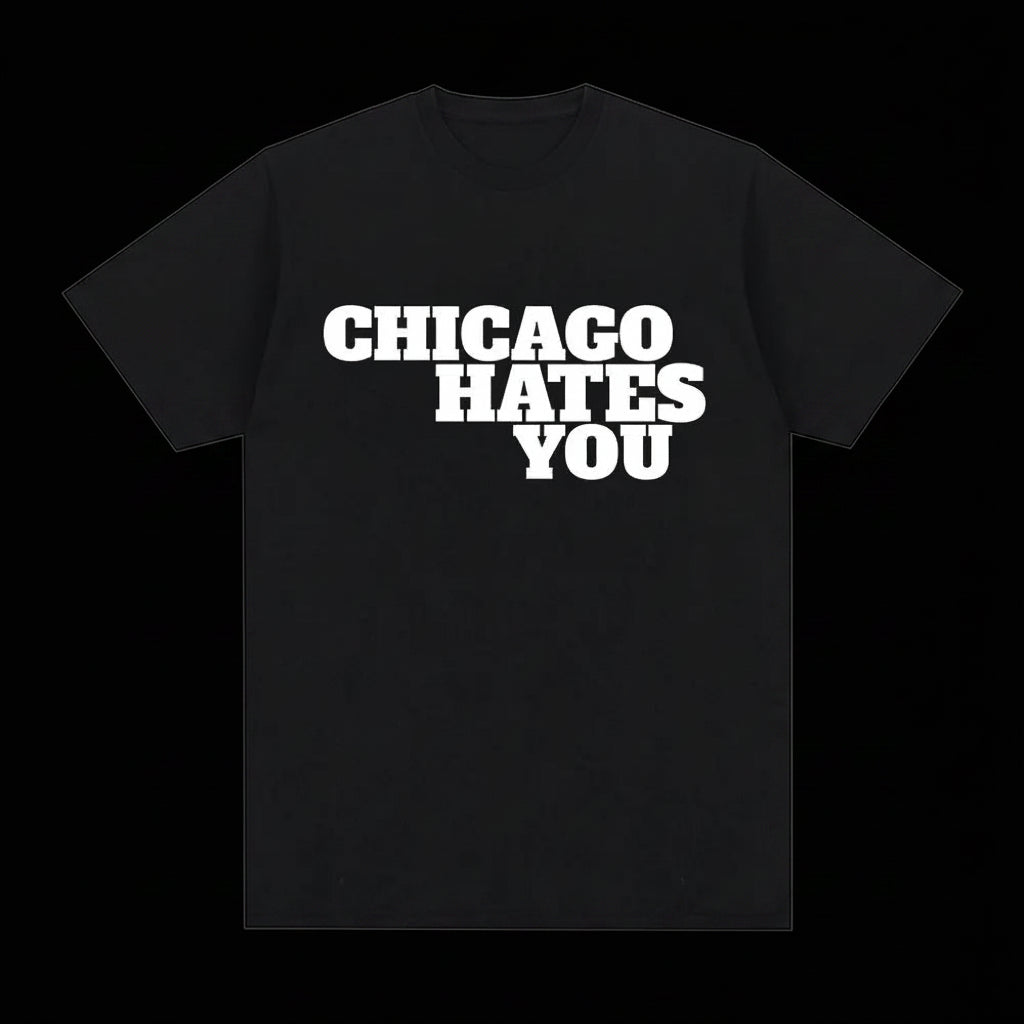"CHICAGO HATES U" TEE