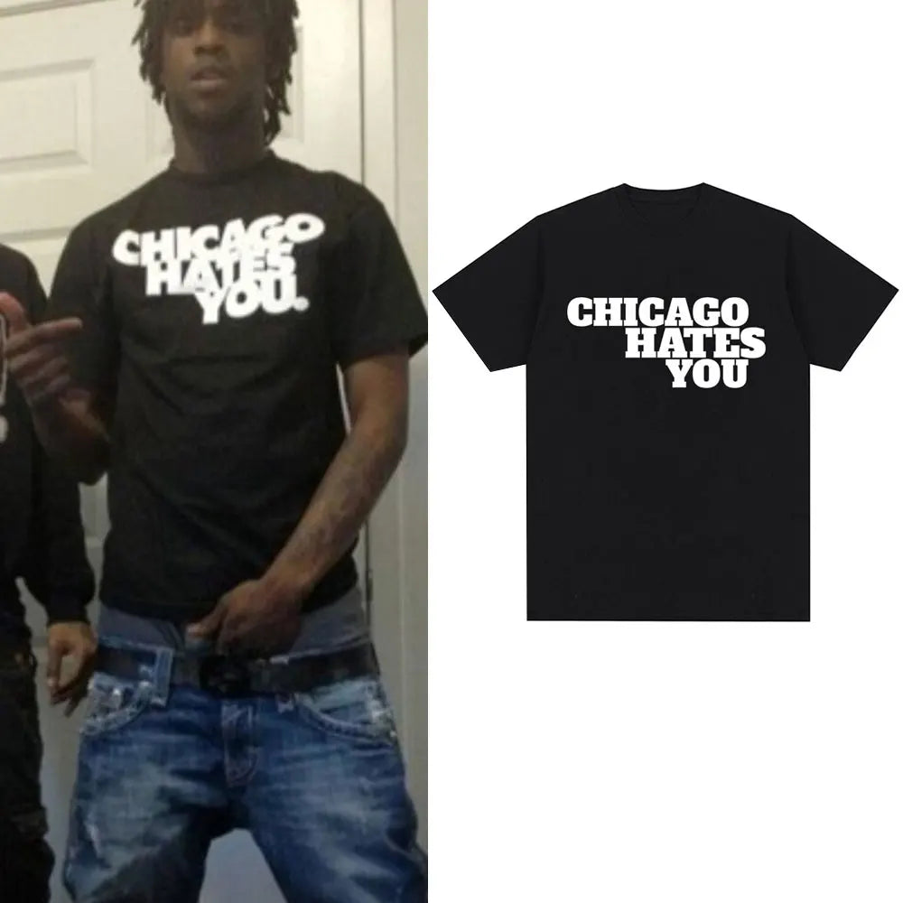 "CHICAGO HATES U" TEE