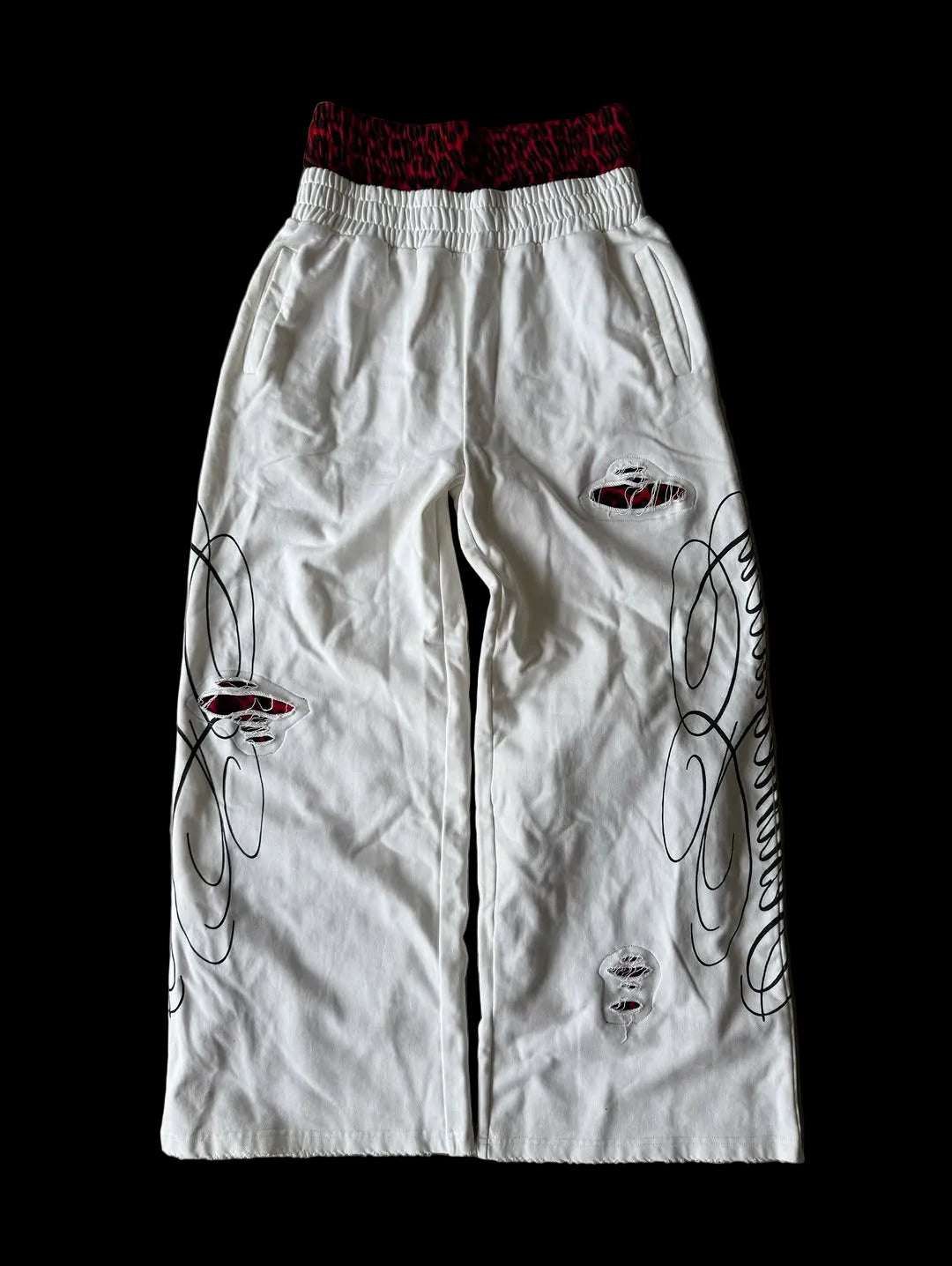 "SC4RRED" BAGGY SWEATPANTS